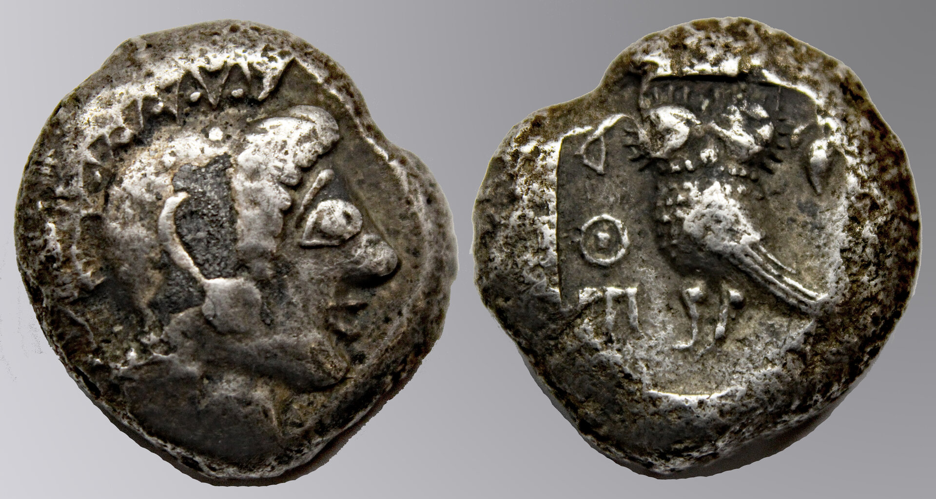 D-Camera Athens, tetradrachm, 510-480 BC, reversed ethnic and olive leaves, 17.8 g, 3-6-21.jpg