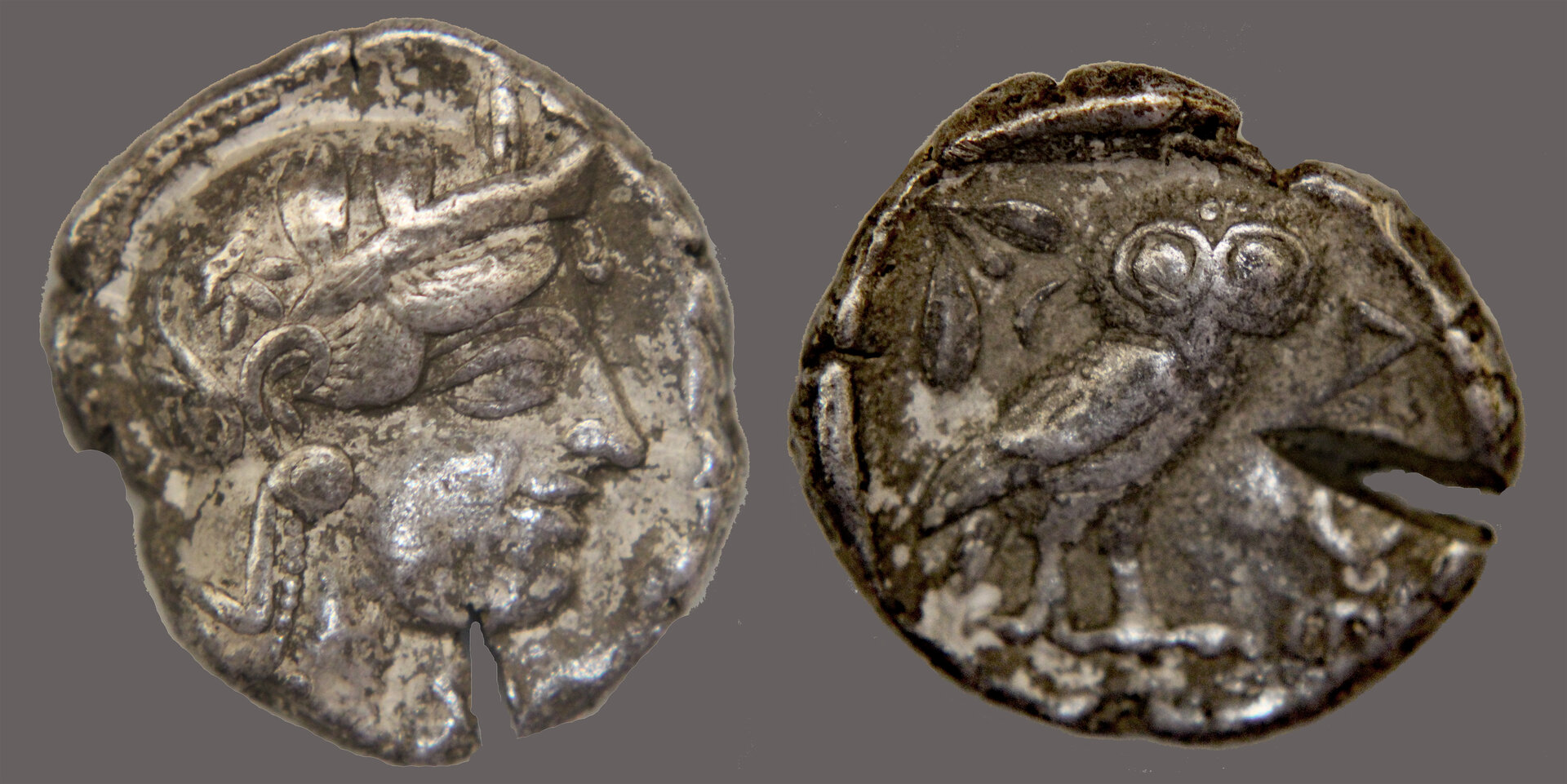 D-Camera Athens, tetradrachm, after 449 BC. large test cut, 17.0 g,. 10-8-20.jpg