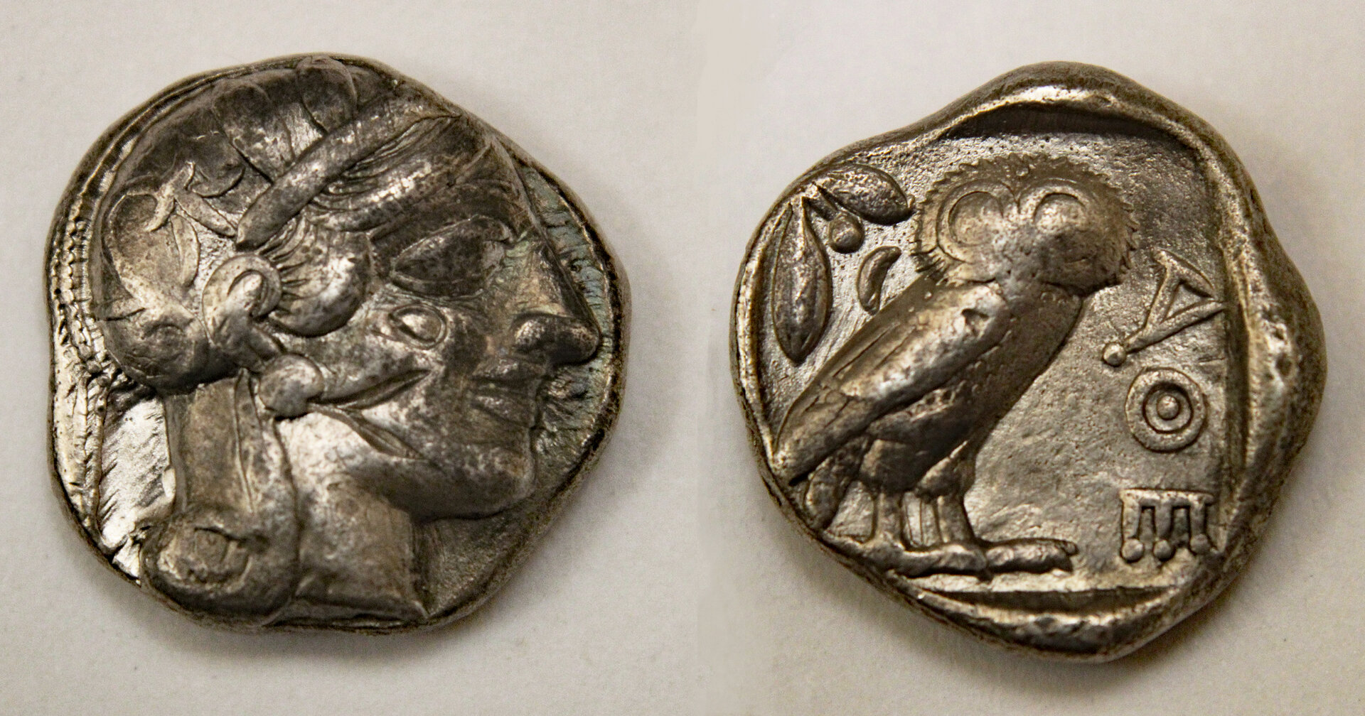 D-Camera Athens tetradrachm after 449 BC Phoencian countermark W waw 17.0 g 5-7-21.jpg