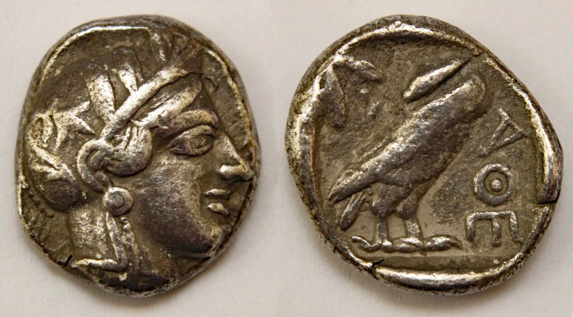 D-Camera Athens tetradrachm, test cut reverse, Roma group lot 17.0g. 4-17-21.jpg
