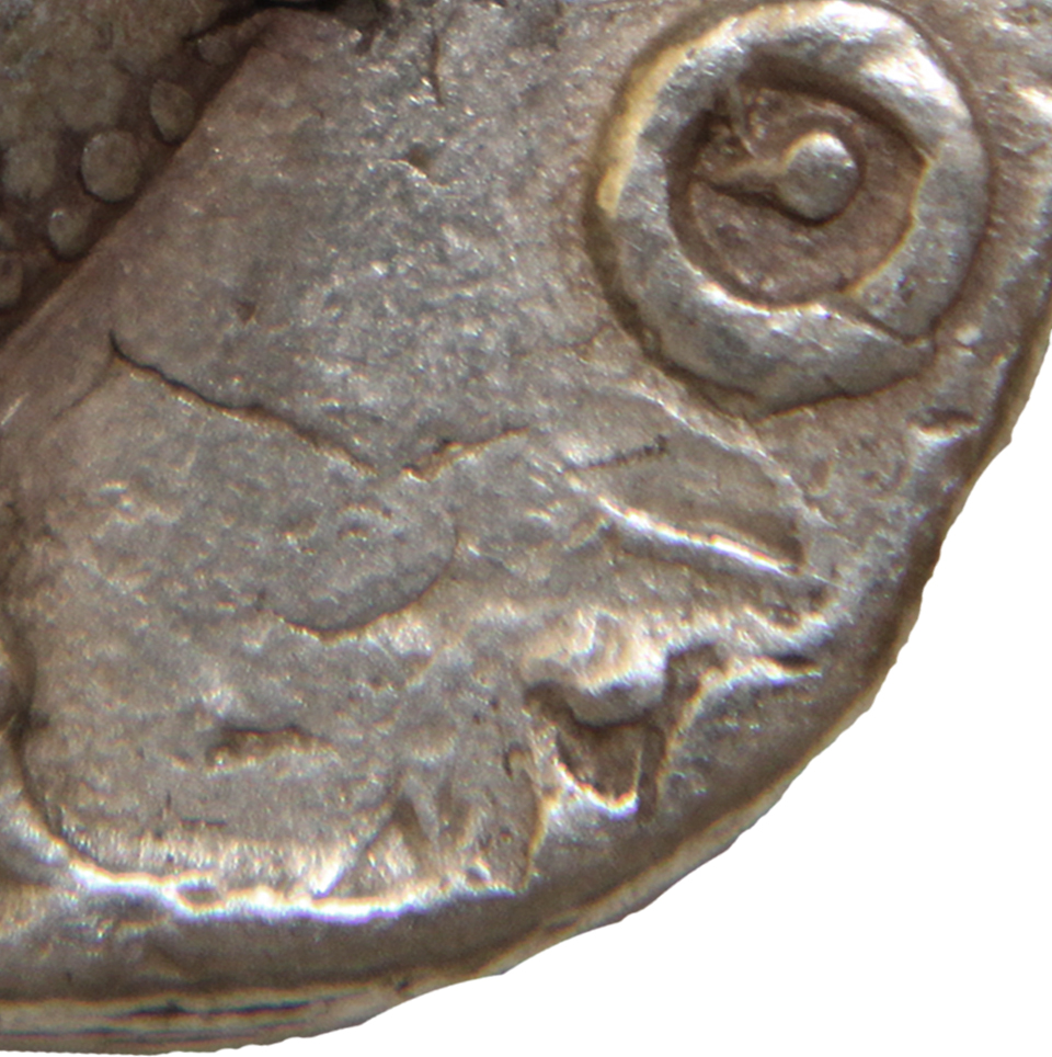 D-Camera ,Attica Tetradrachm, 4th century BC, Folded Flan, Detail 3.1, 6-18-20.jpg