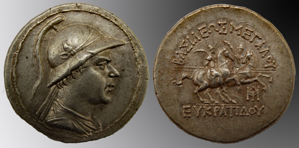 D-Camera Bactria Eukratides I tetradrachm 171-135 BC 17.0 Berk  2-7-21.jpg