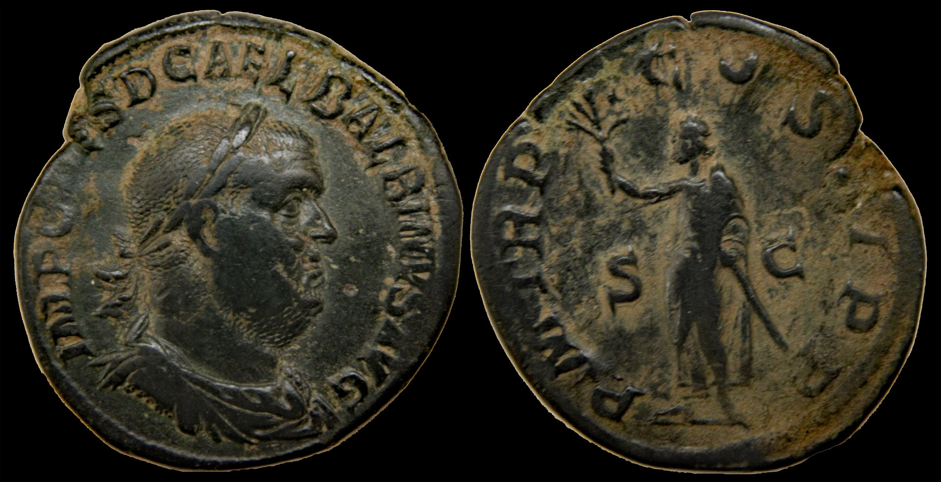 D-Camera Balbinus sestertius, 238 AD, Turkey, HJB, 17.5 grams, RIC 16 12-10-20.jpg