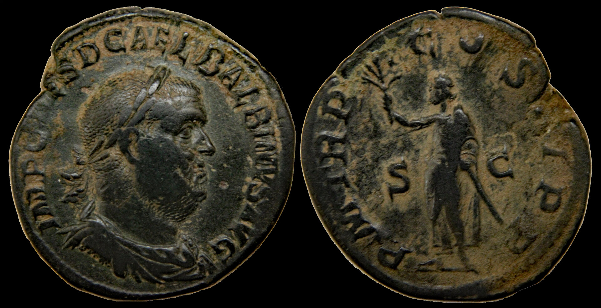 D-Camera Balbinus sestertius, 238 AD, Turkey, HJB, 17.5 grams, RIC 16 12-10-20.jpg