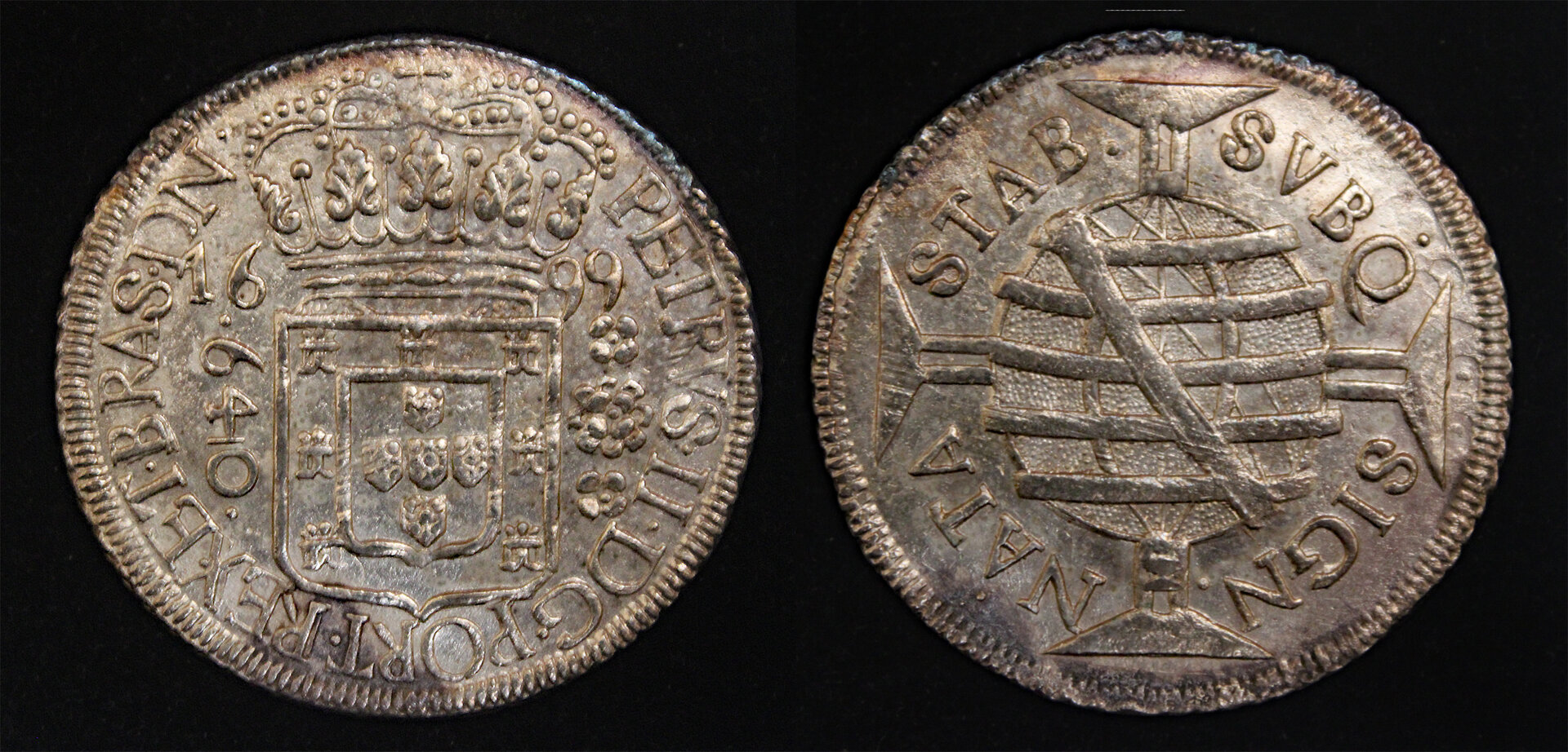 D-Camera Brazil 640 reis Peter II 1699 Rio KM 84 18.97 grams 1-1-25.jpg