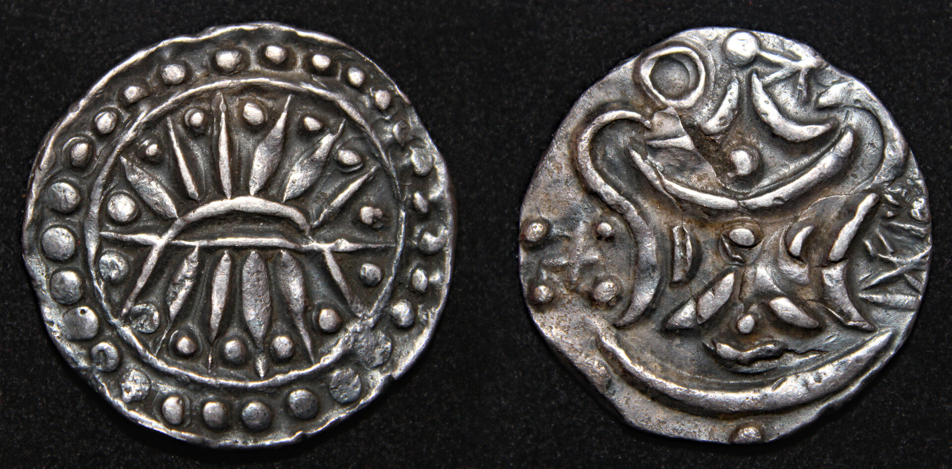 D-Camera Burma Pyu Kings tanka silver unit 80 ratti 250-600AD 9.5g mahlo8a.1 3-12-22.jpg