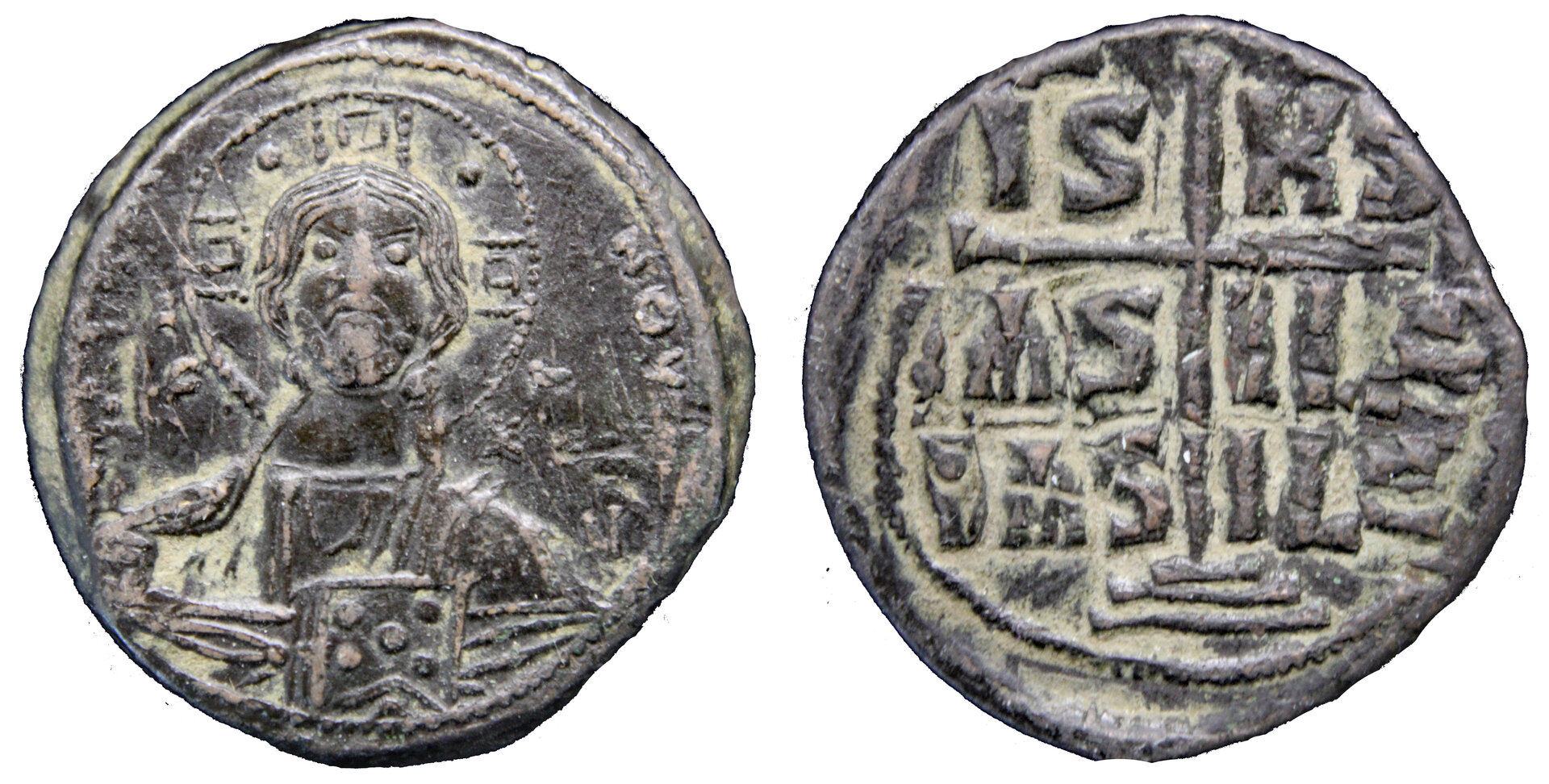 D-Camera Byzantine anonymous follis 1028-34 Romanus III class b s-1823 14.06g Berk 10-27-21.jpg