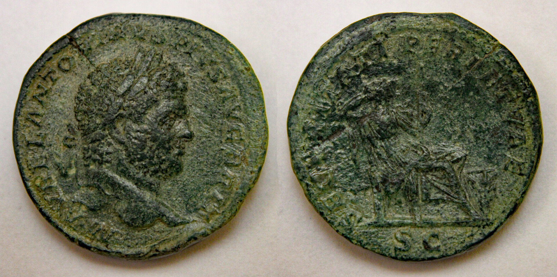 D-Camera Caracalla sestertius 198-217 AD Securitas Palladium 25.6g RIC 512d 4-4-21.jpg