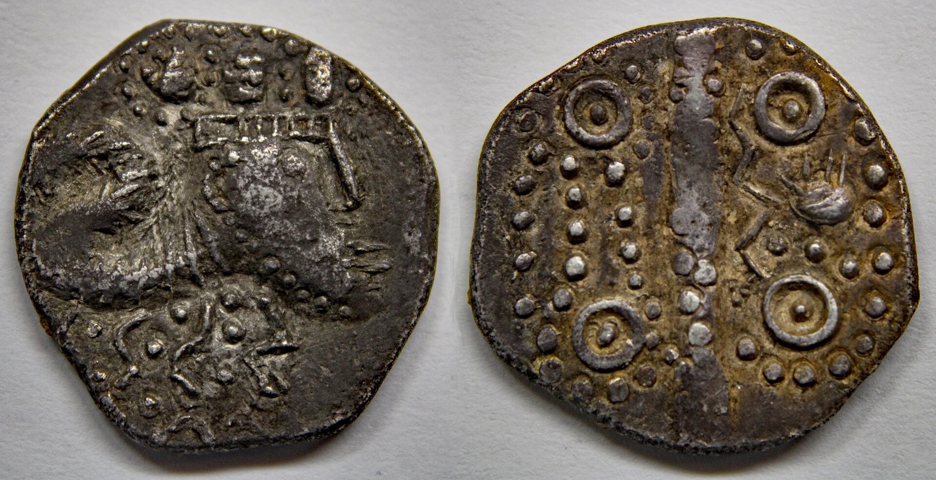 D-Camera Celts Eastern, AR tetradrachm Dionysus, Karl 612 rare 16.10g Roma 3-14-21.jpg