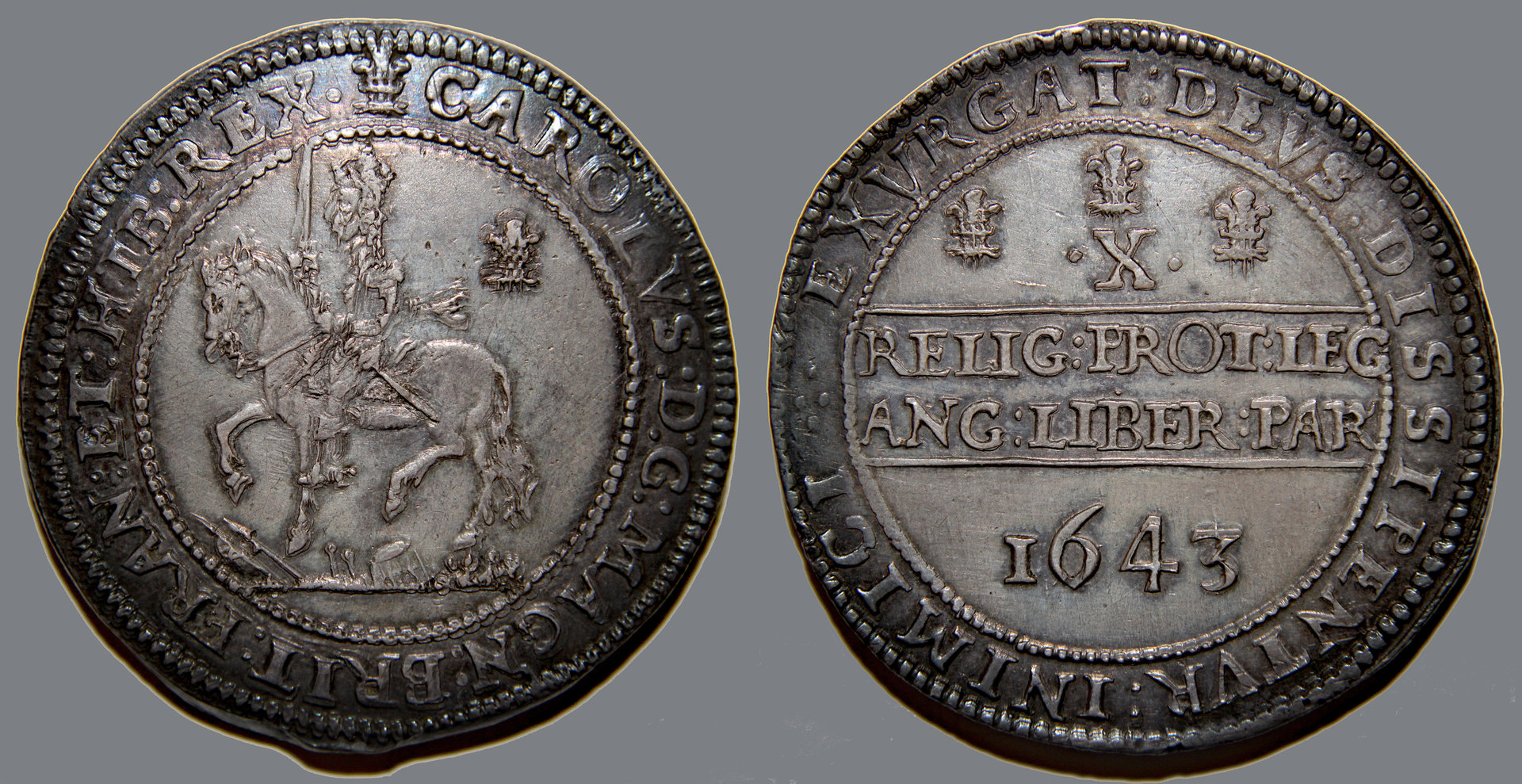 D-Camera Charles I, Oxford half pound, 1643, World-wide, 60.2 g, S-2945A, 11-21 -20.jpg