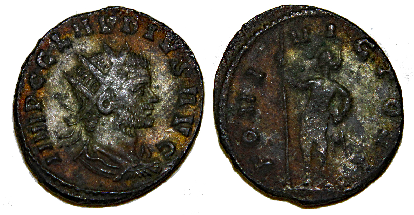 D-Camera Claudius II Gothicus antoninianus 268-270 AD Rome RIC 54 2.65 grams 3-22-23.jpg