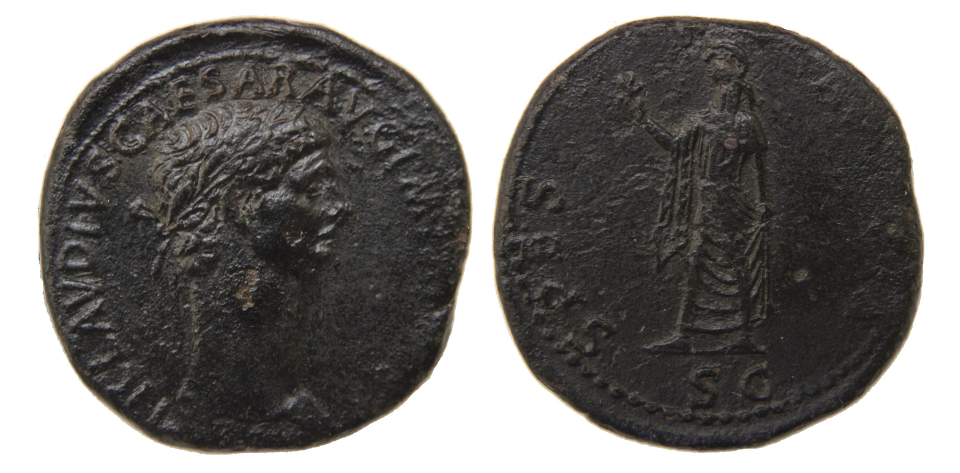 D-Camera  Claudius Sestertius, Gaul, 7-25-20.jpg