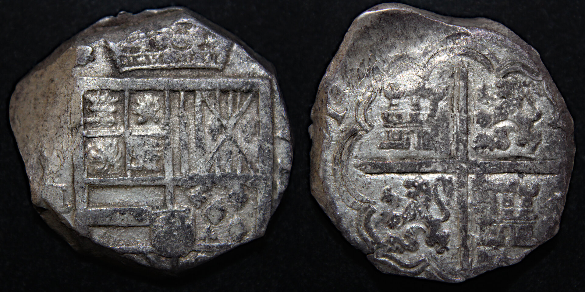 D-Camera Colombia 8 reales Philip IV Cartagena 1629 27.3g (RN)E eBay 2-24-22.jpg