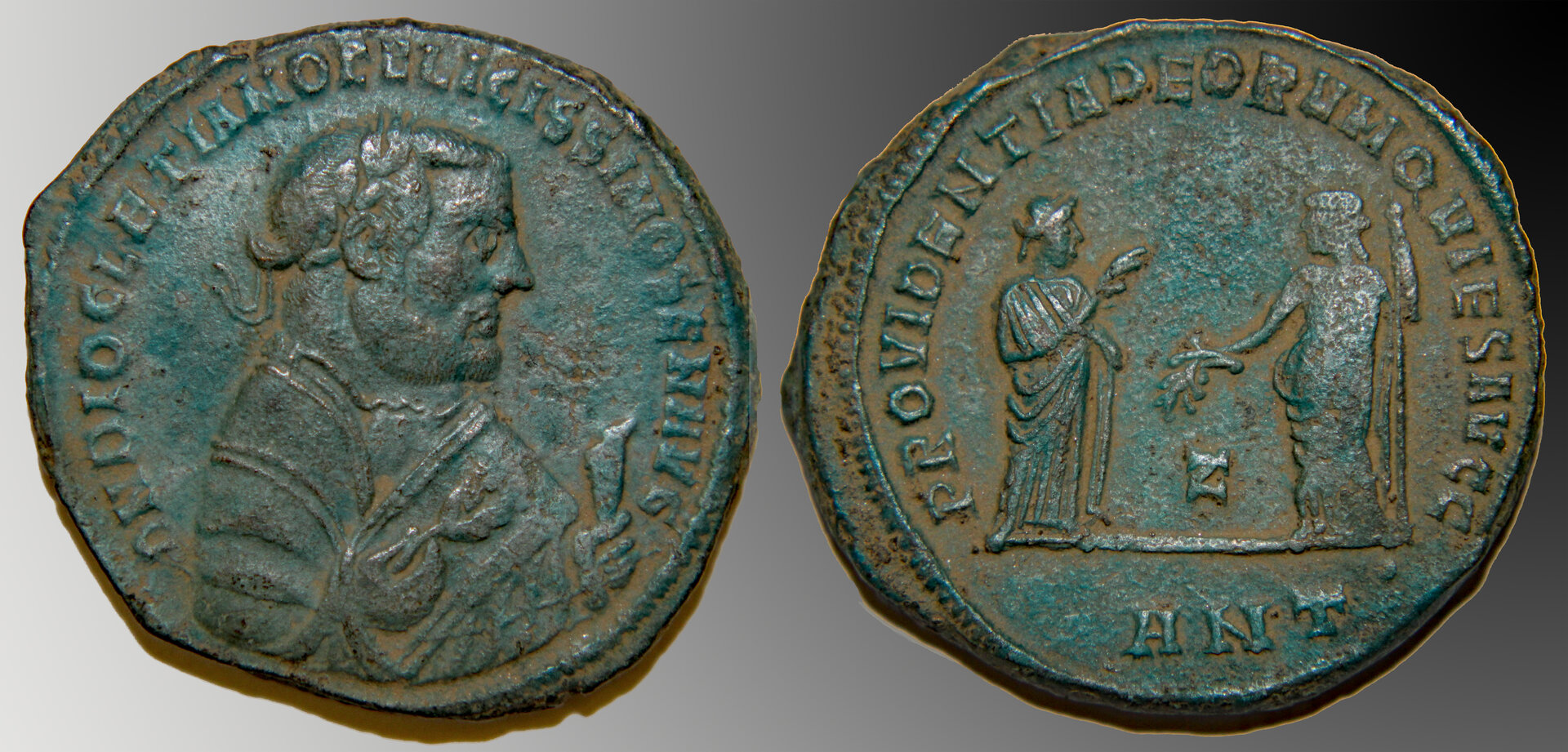 D-Camera Diocletian flash AE Abdication follis post refrom, 308 AD, Antioch  10.5 g  01-05-21.jpg