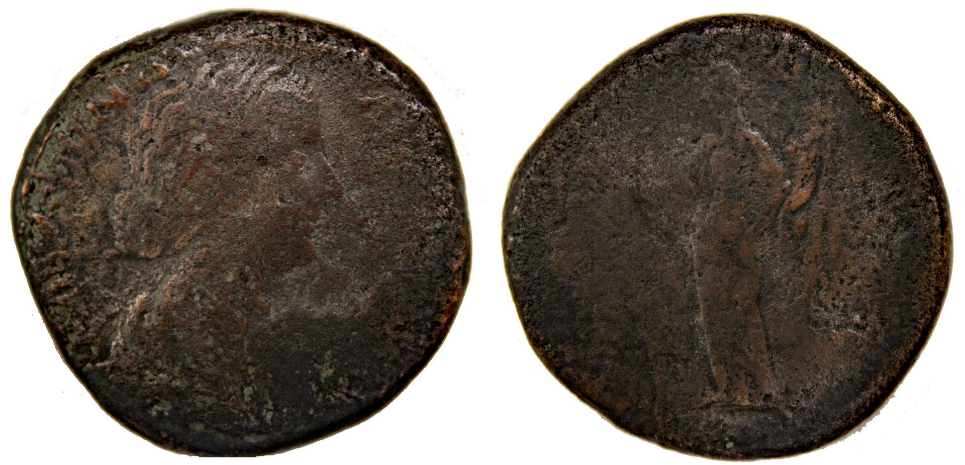 D-Camera Faustina Junior sestertius, children-babies, 22.8 gms, eBay RIC 1635,  8-23-20.jpg