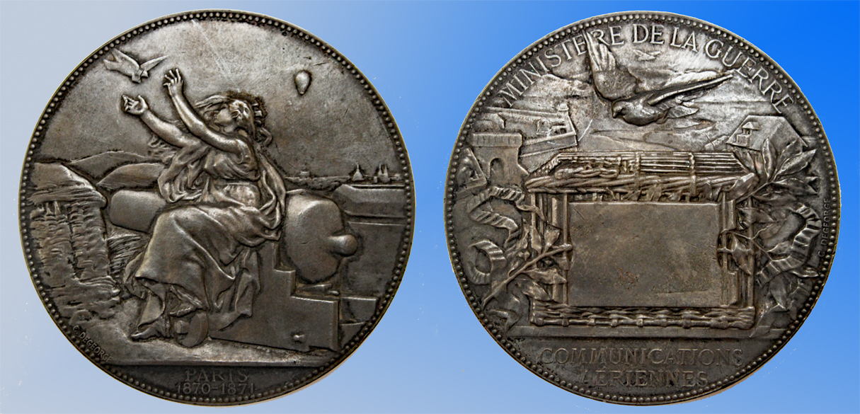 D-Camera France silver medal 116.6g 1871 communications ministry of war Sal 4-5-22.jpg