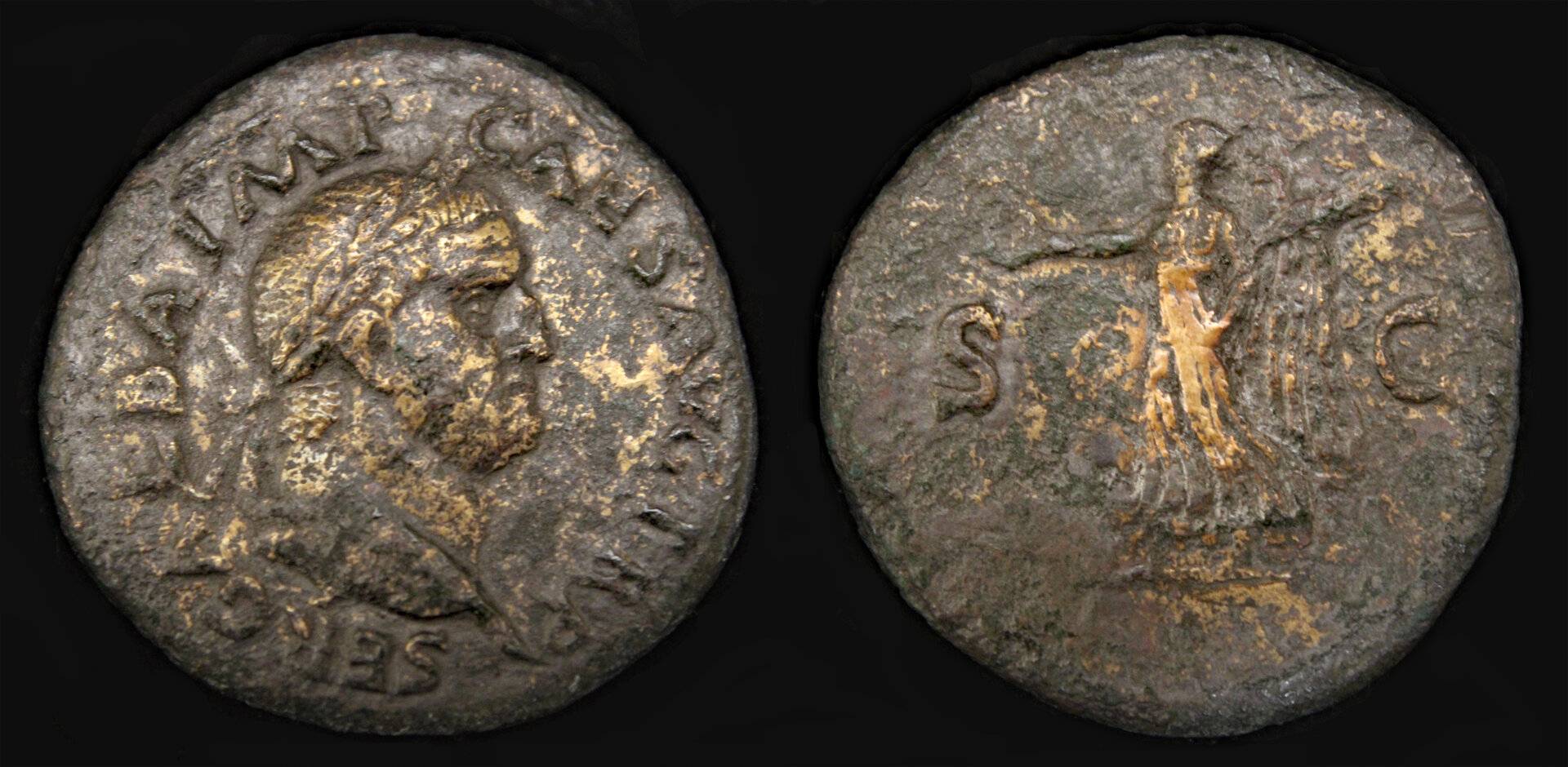 D-Camera Galba orichalcum sestertius 68-69AD Rome RIC I 456 Roma 86 931 24.35g 9-12-21.jpg