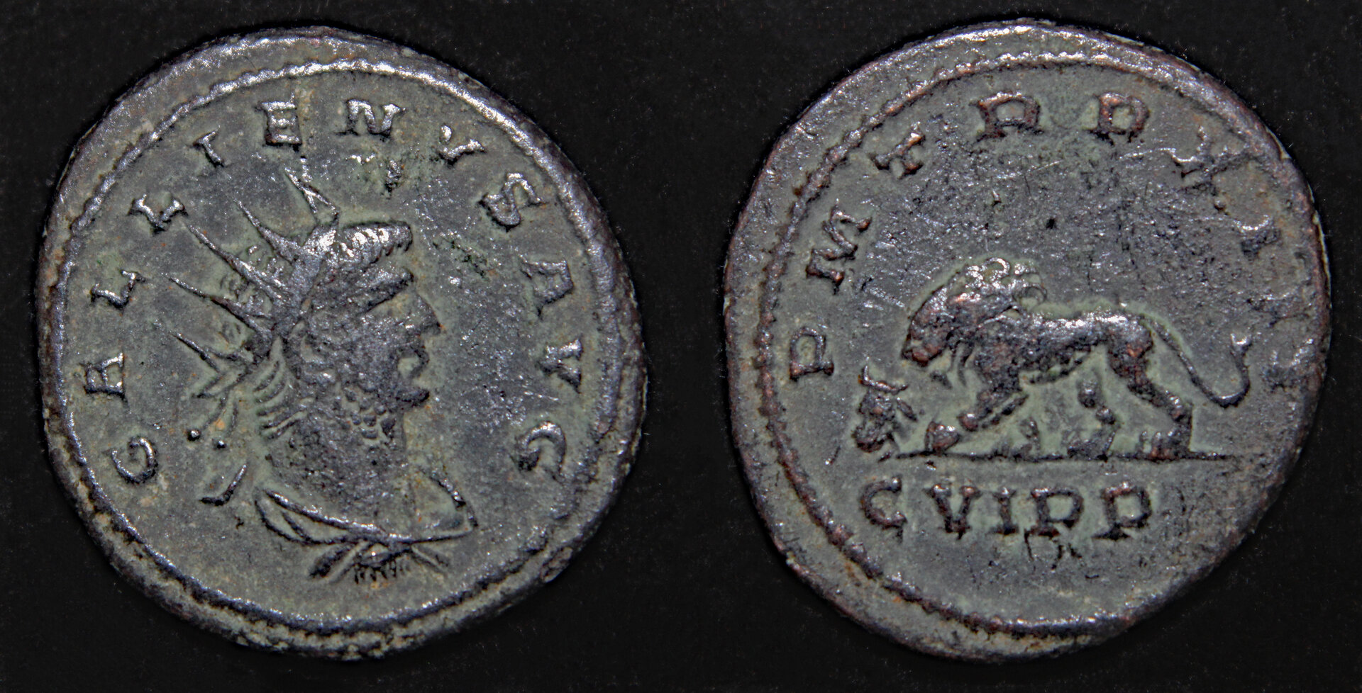 D-Camera Gallienus Antoninianus, Antioch, 264-65 3.58g RIC V pt. 1, 602; RSC 844 2-8-22.jpg