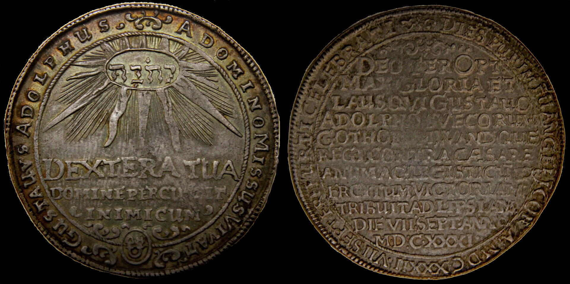 D-Camera Gustauvs Adolphus Erfurt Purimstaler 1632, 29.0 grams, D-4546, 12-11-20.jpg