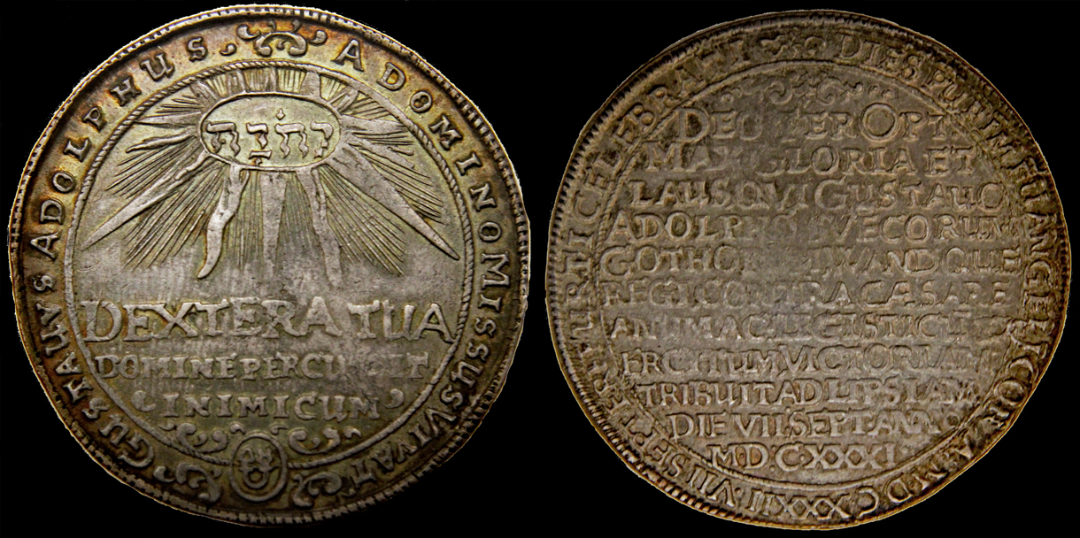 D-Camera Gustauvs Adolphus Erfurt Purimstaler 1632, 29.0 grams, D-4546, 12-11-20.jpg