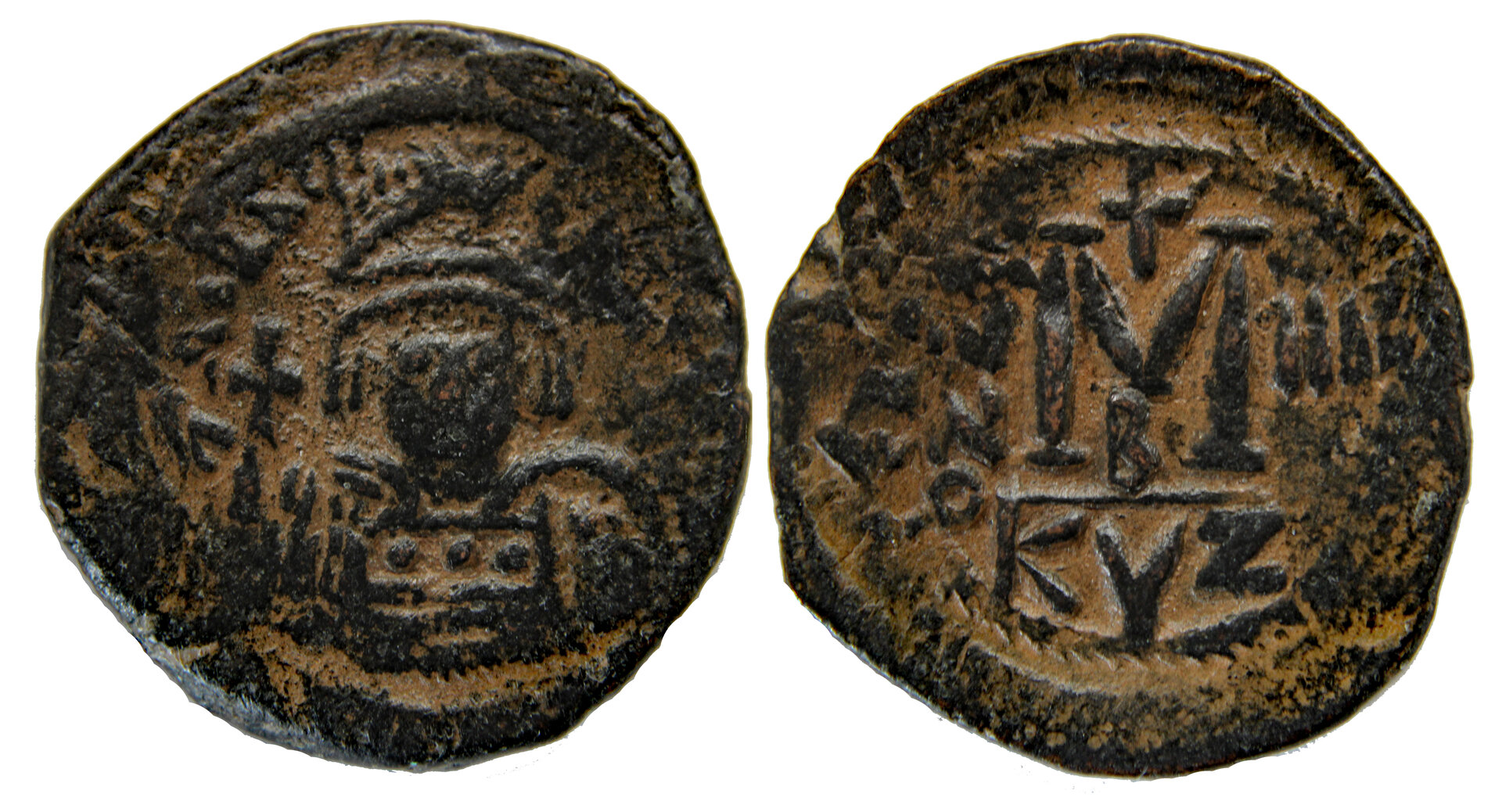 D-Camera Heraclius AE follis, Cyzicus,  yr 3 (612-3 AD), offic B , SB 839 R Lg Lt 9.9gr 2-27-21.jpg