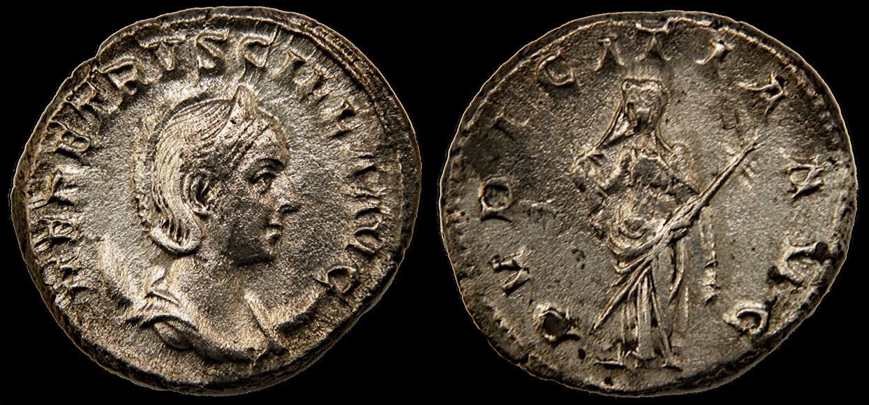 D-Camera  Herennia Etruscilla, Antoninianus, 250 AD, PVDICITIA AVG, RIC 58b, 5.6 g 11-12-20.jpg
