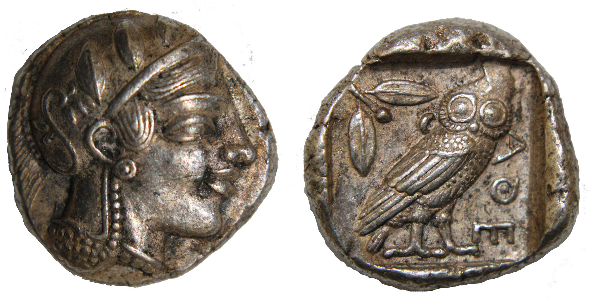 D-Camera Imitation Athens Tetradrachm, 16.8 grams, Scratch on Cheek, 5-11-20.jpg