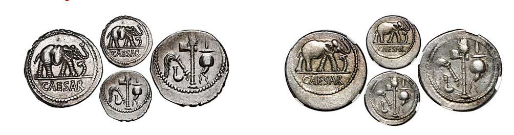 D-Camera Julius Caesar denarii two lots Sedwick Auction 31 May 2022 8-13-22.jpg