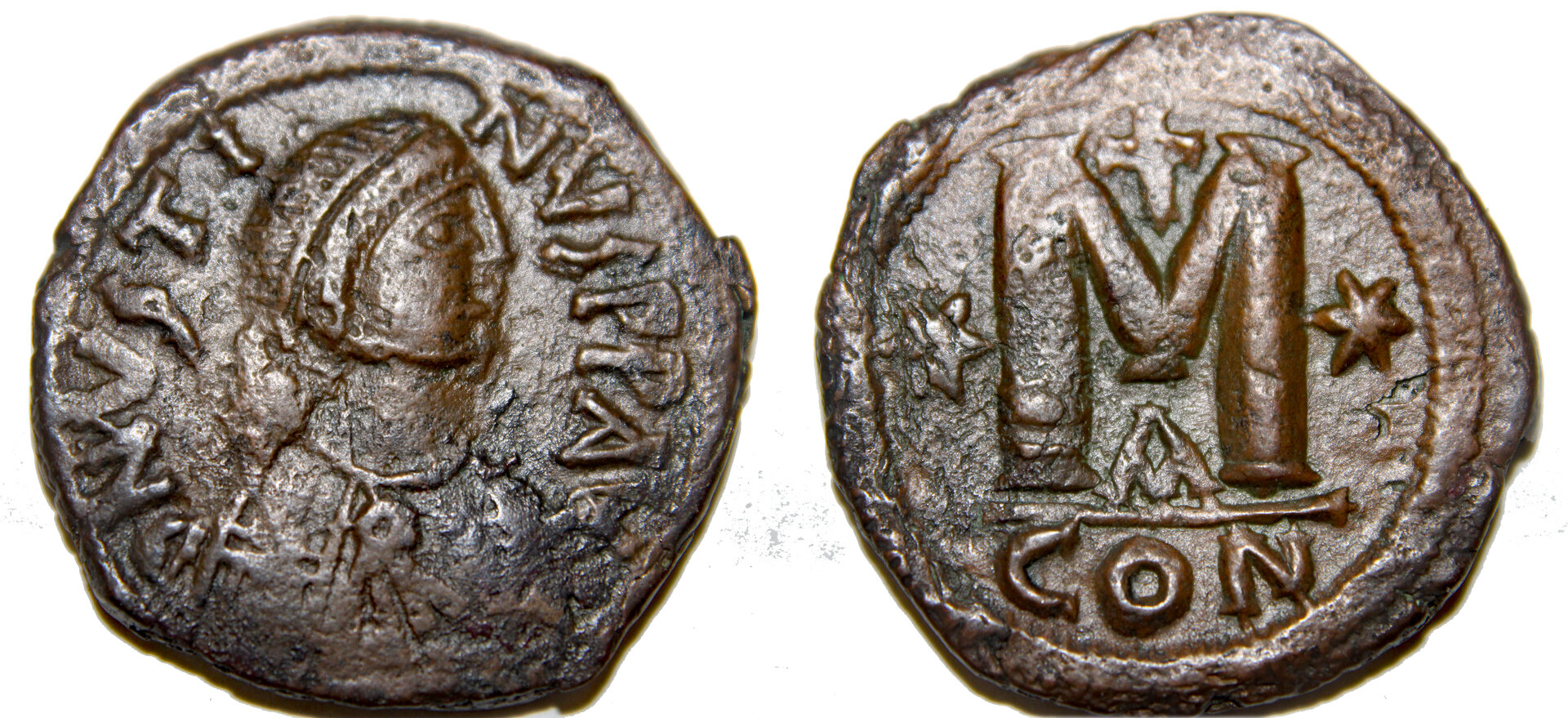 D-Camera Justin I follis 518-27AD Con officina A 15.64g glen lindwall 2-4-22.jpg
