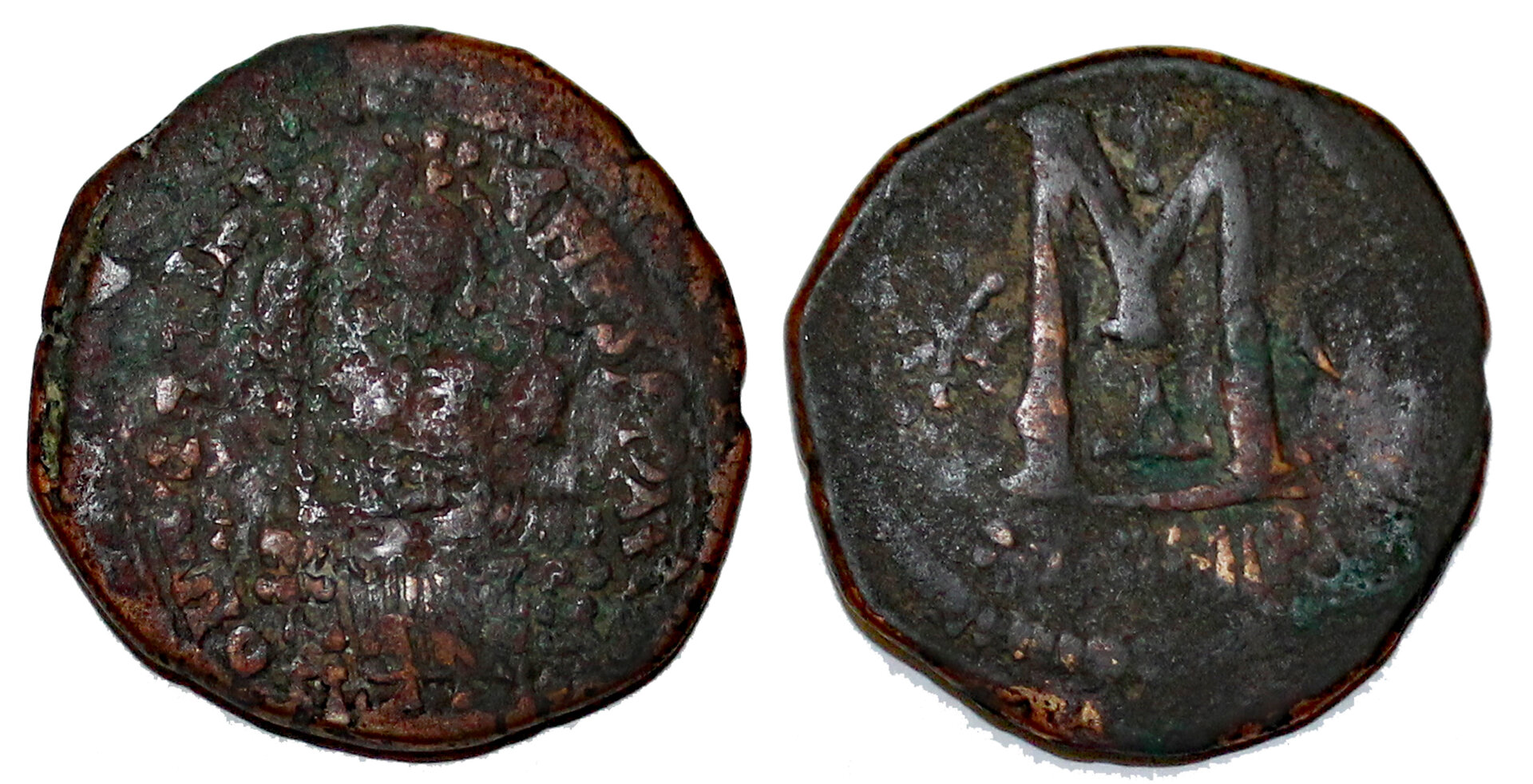 D-Camera Justinian I follis.1, 527-565 AD Antioch officina delta, SB 214 17.2 g  2-2-21.jpg