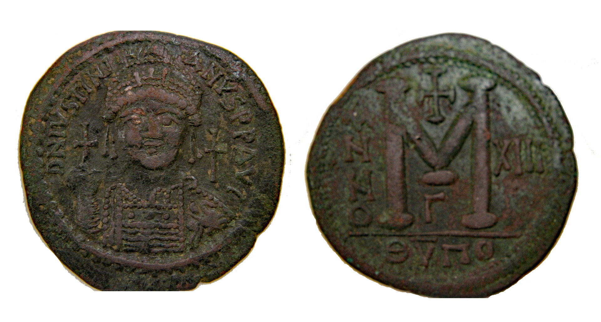D-Camera Justinian I Follis, Antioch, 22.6 grams, H. Berk, 5-7-20.jpg
