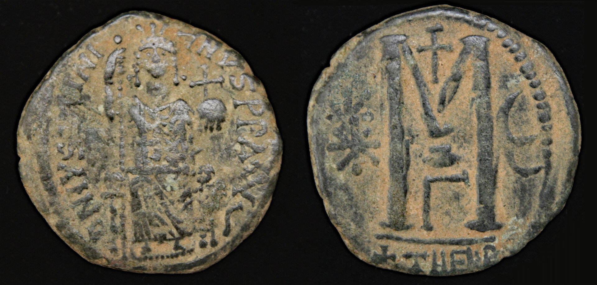 D-Camera Justinian I follis antioch officina Γ 17.1g Roma 88 group lot 9-21-21.jpg