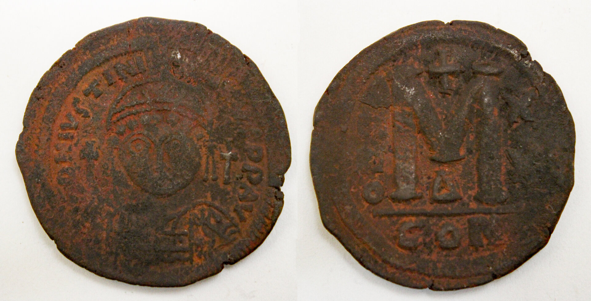 D-Camera Justinian I follis Constantinople year 20 546-47 AD S 163 21.2951grams 3-28-25.jpg