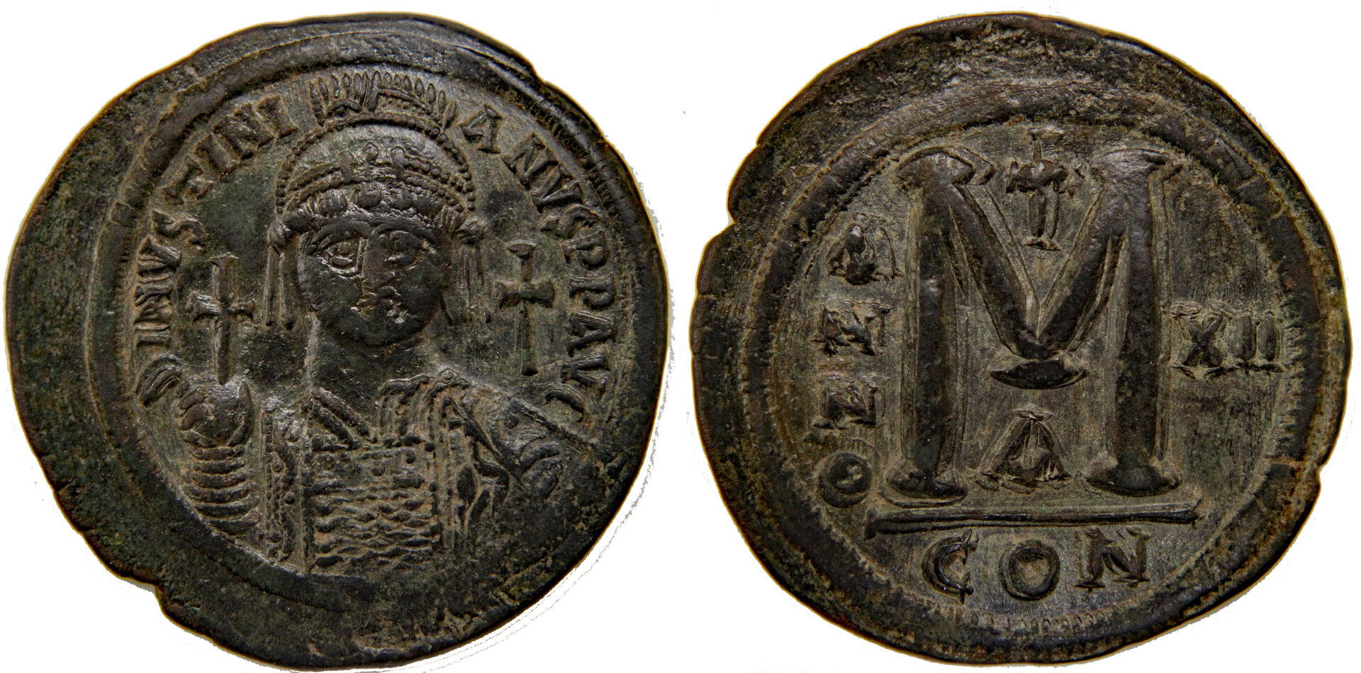 D-Camera Justinian I Follis, Reform, Year 12, 23 grams,  8-11-20.jpg
