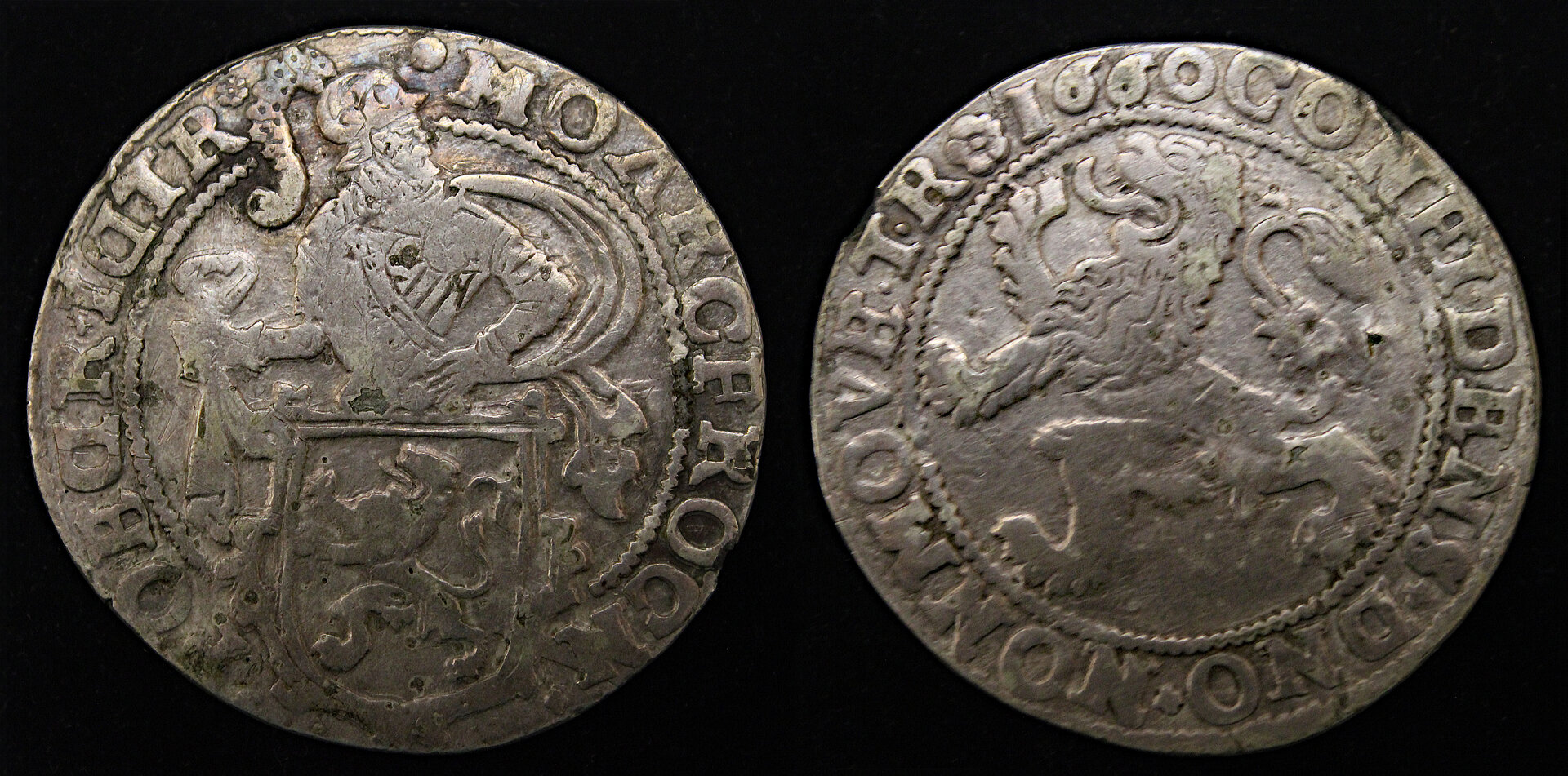 D-Camera Lion Daal Rietberg Johann IV 1660 PlatedImitation22.16g KM# 71.2,Dav ECT# 7326A 12-8-21.jpg