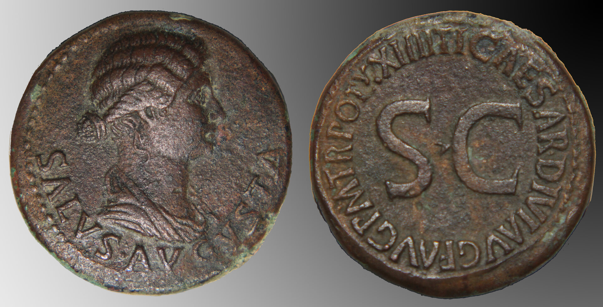 D-Camera Livia, dupondius, 21-22 AD RIC 47,  13.4 grams, 11-29-20.jpg