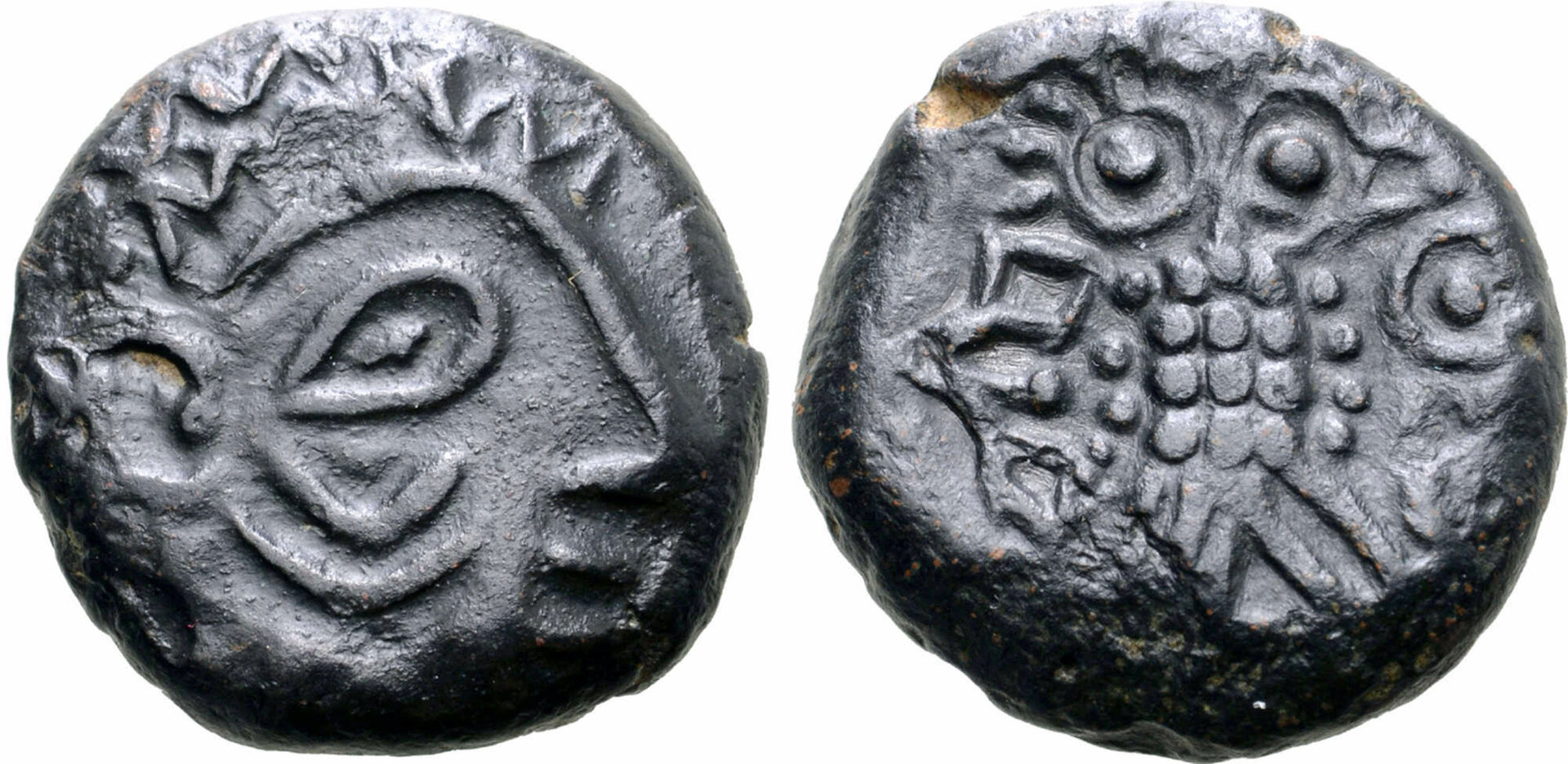 D-Camera Liyhan AE tetradrachm owl imitation 2nd-1st cen BC Roma 12.23g 4-18-21.jpg