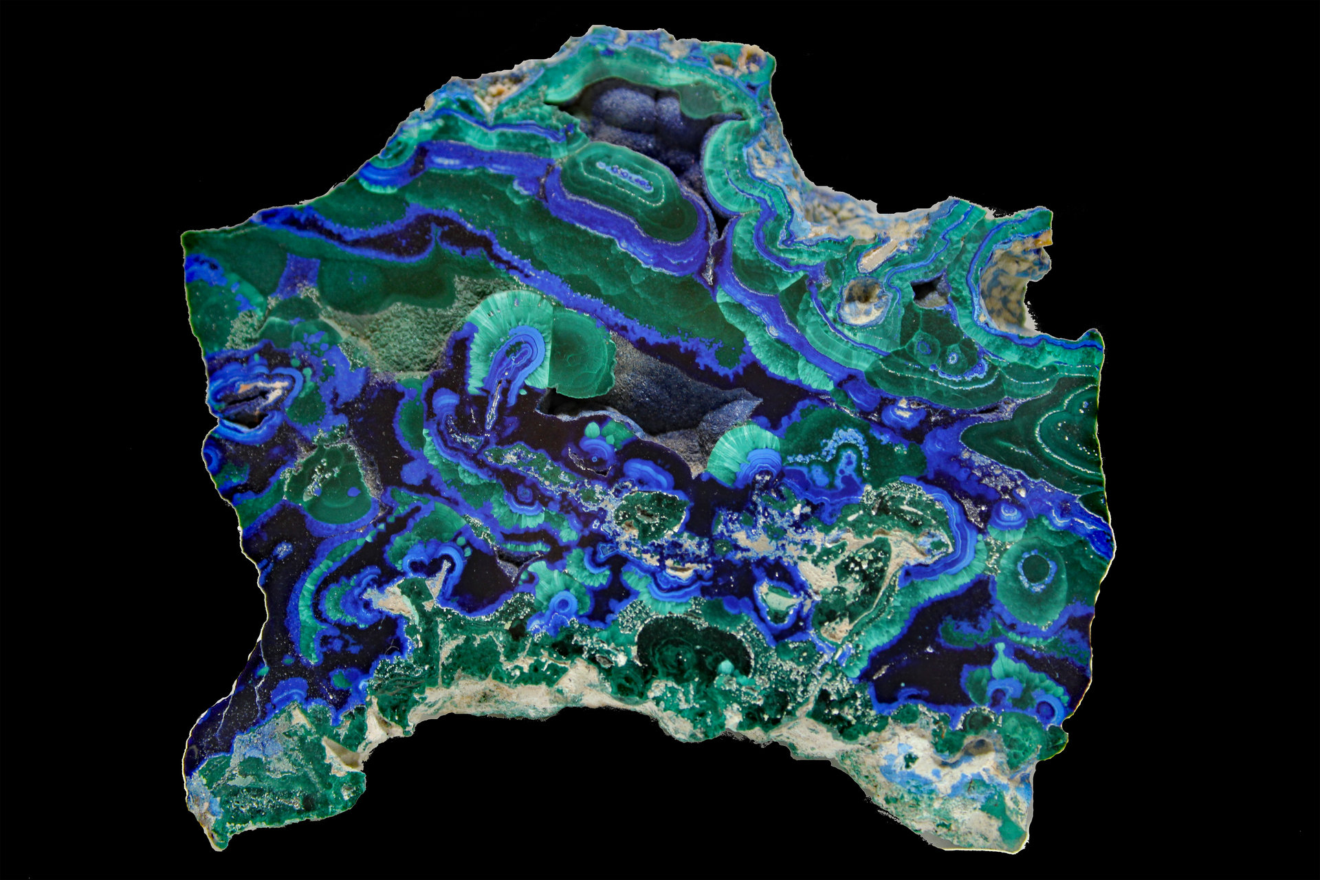 D-Camera  Malachite and Azurite,  Bisbee, Mule Mountains, Arizona,  297.8 g. 9-29-20.jpg