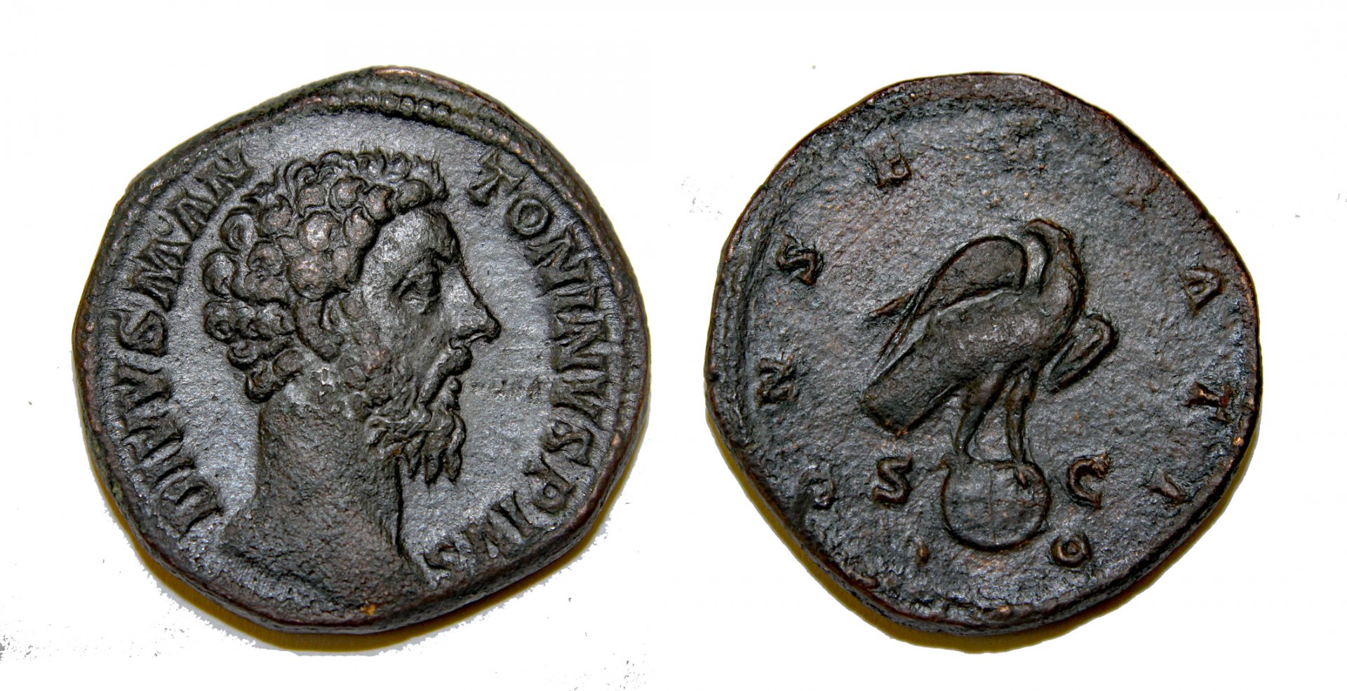 D-Camera Marcus Aurelius Sestertius, Consecrato,  180AD  RIC III 6565 22.6g 8-12-23.jpg