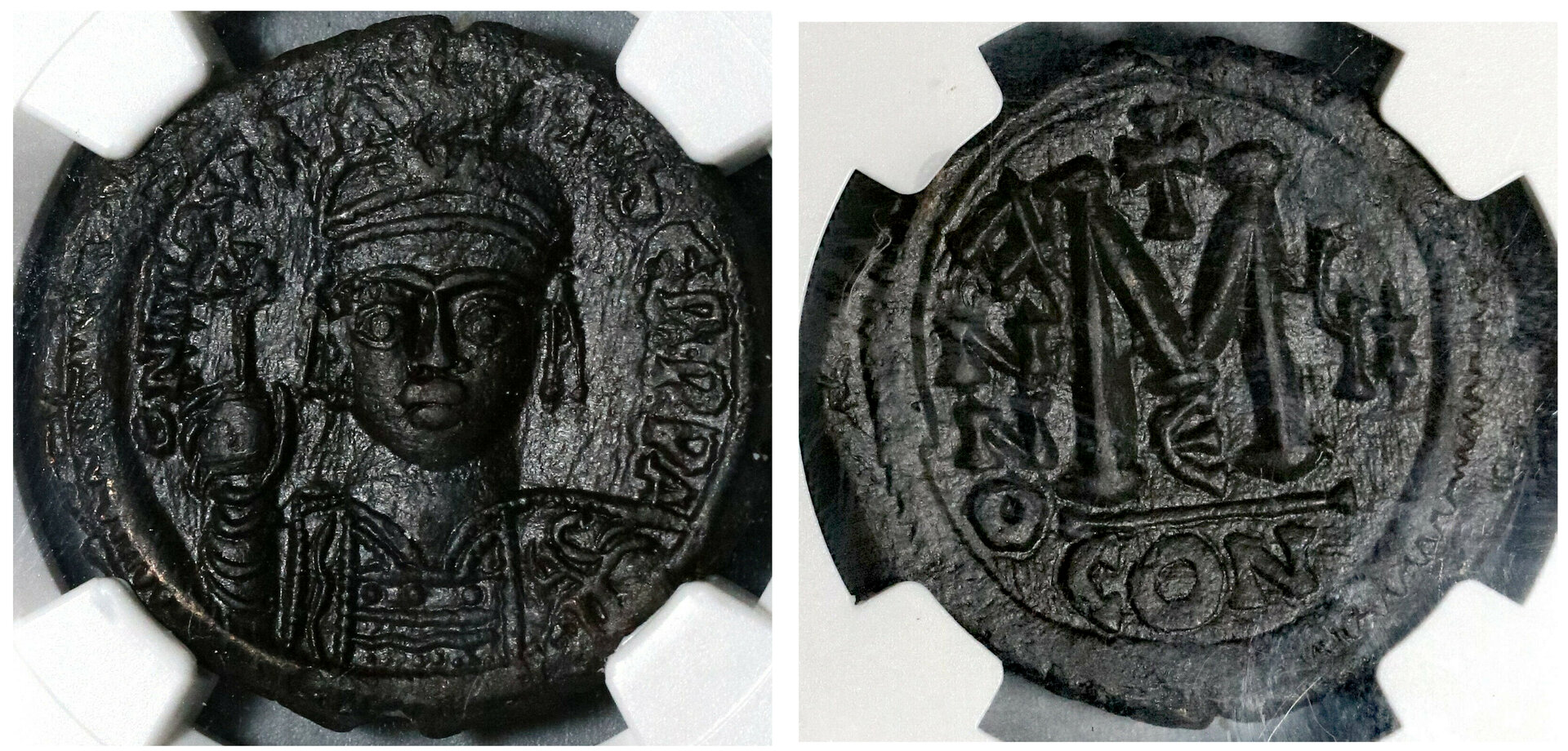 D-Camera Maurice Tiberius, follis, 588-589 CE, Sear 494, 11.29 grams eBay NGC 2020 12-3-20.jpg