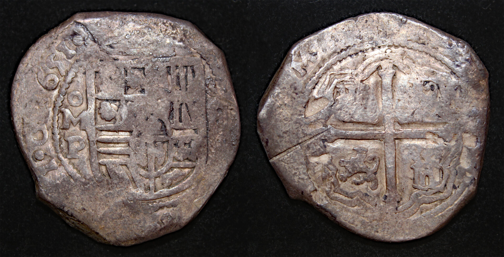 D-Camera Mexico 8 reales Philip IV 1651 P KM 45 27.5 g 6-21-25.jpg