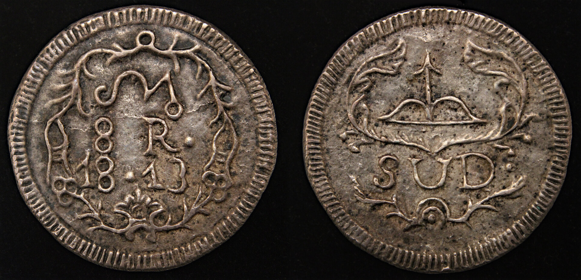 D-Camera Mexico Morelos silver SUD  1813 ex Richard Long 87 159 1-28-22.jpg