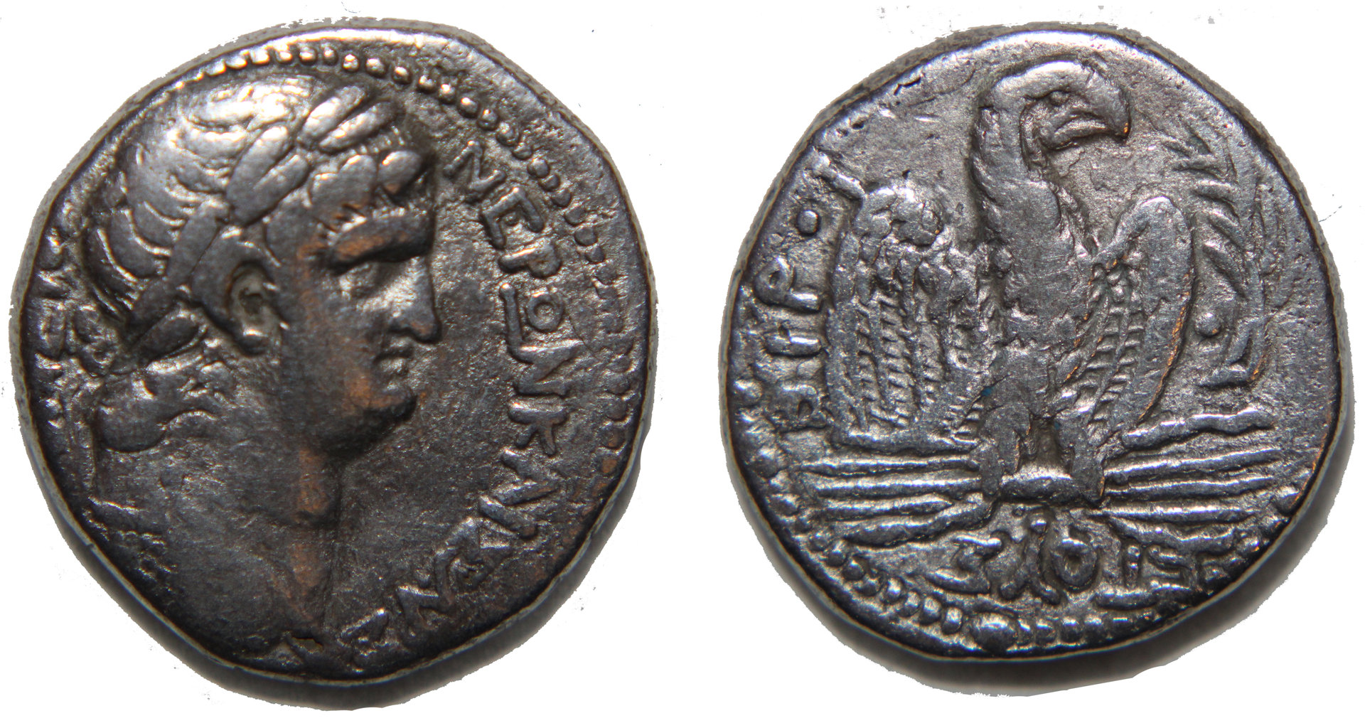 D-Camera Nero Tetradrachm, Antioch, 13.4 grams. VF, eBay 5-13-20.jpg