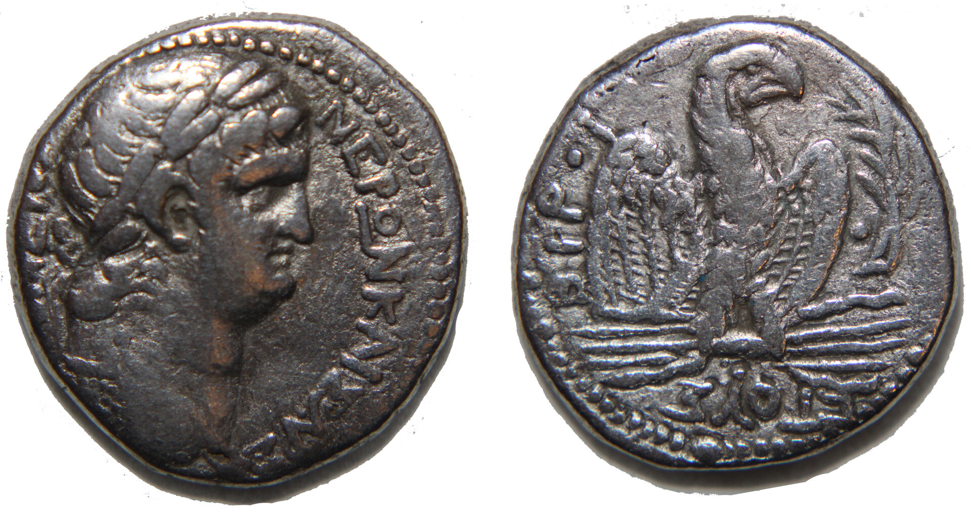 D-Camera Nero Tetradrachm, Antioch, 13.4 grams. VF, eBay 5-13-20.jpg