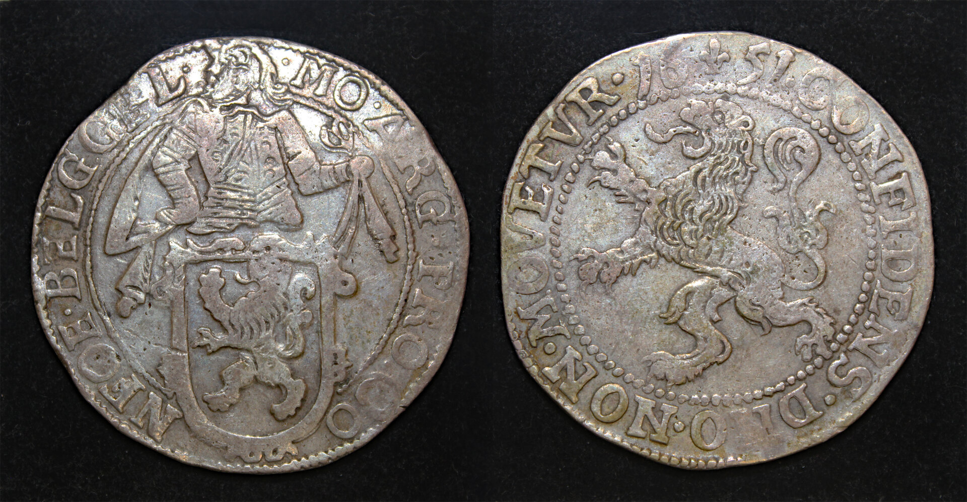 D-Camera Netherlands Gelderland lion daalder 1651 Del 826  27.4 g head left 27.02g 6-21-25.jpg