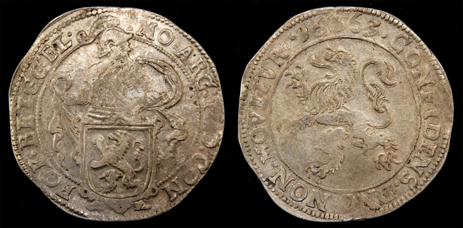 D-Camera Netherlands Gelders lion daalder 1663 Dav 4849 27.07 grams rare date 3-15-23.jpg
