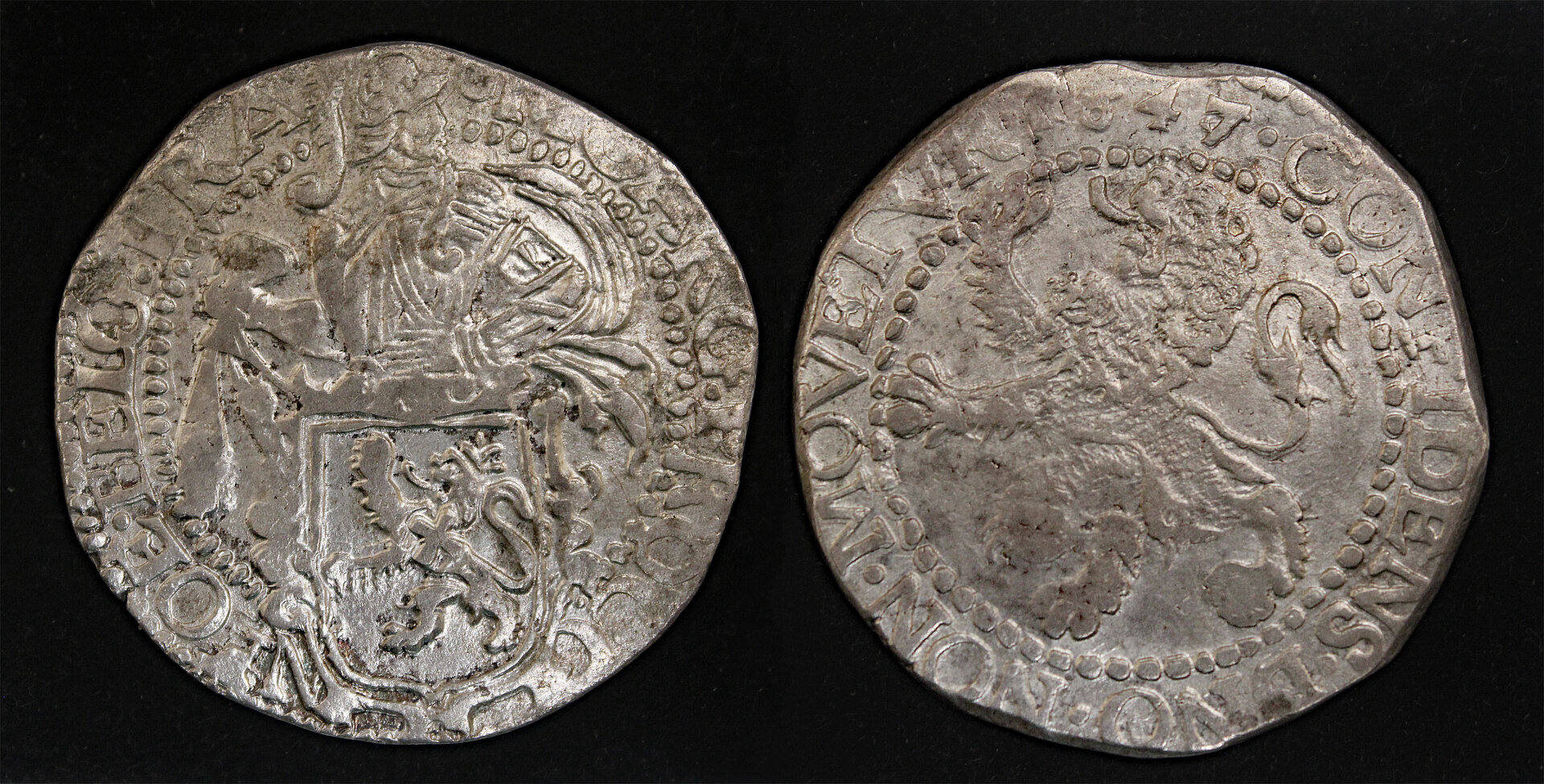 D-Camera Netherlands Utrecht lion daalder 1647 over 6 Davenport 4863 27.12 g rare 3-4-25.jpg