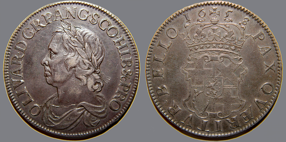 D-Camera Oliver Cromwell, crown 1658 over 7, Glenn Shincke,, 30.1 g, S-2945A, 11-22 -20.jpg