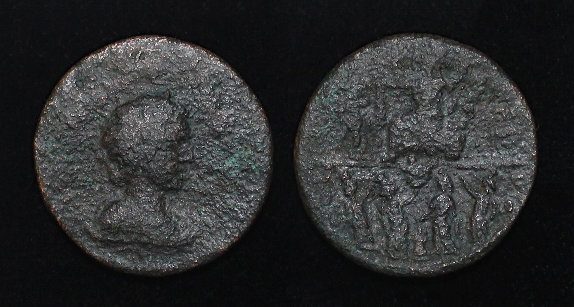 D-Camera Otacilia Severa AE 27 Coele-Syria, Damascus Tyche-Astarte 244-49AD 17.55g 11-21-23.jpg