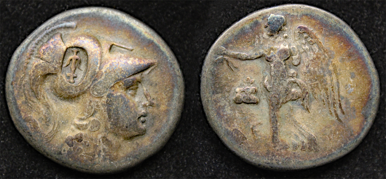 D-Camera Pamphylia, Side AR Tetradrachm. Circa 205-100 BC 16.20g 4-8-22.jpg